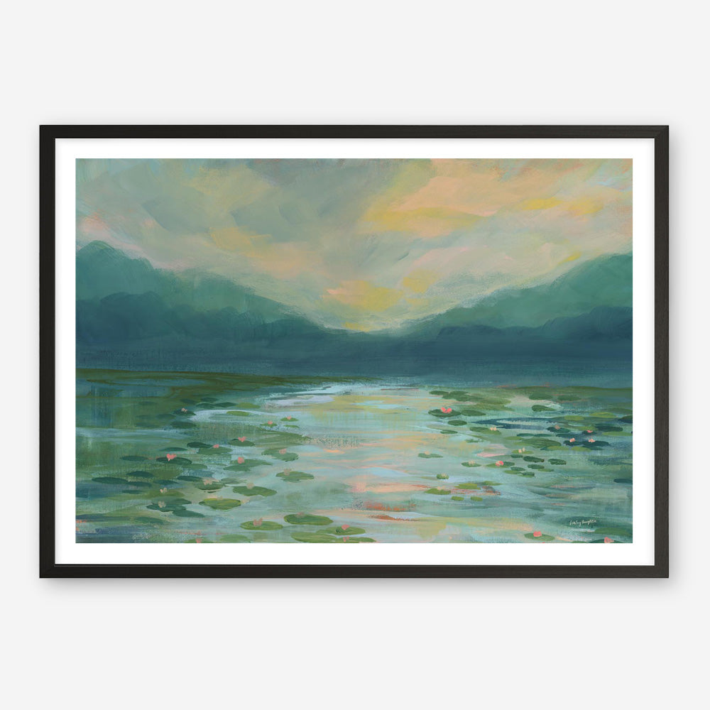 Lily Pad Lagoon I Art Print