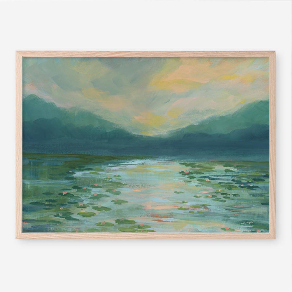 Lily Pad Lagoon I Art Print