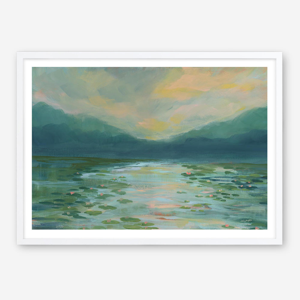 Lily Pad Lagoon I Art Print