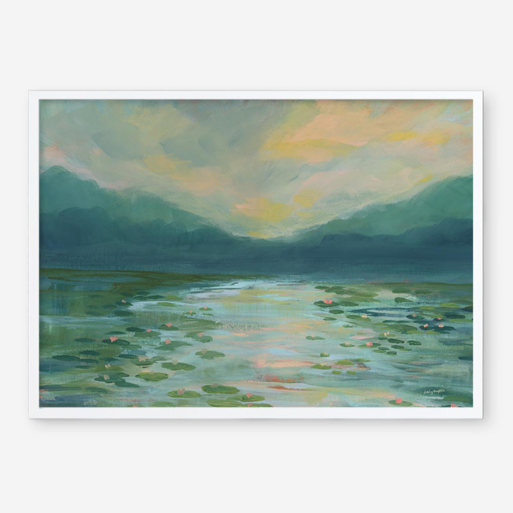 Lily Pad Lagoon I Art Print