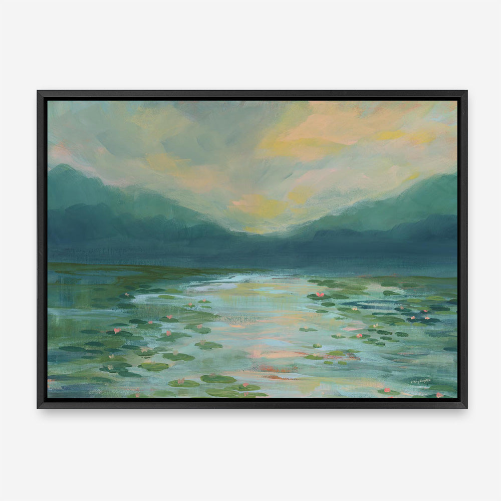 Lily Pad Lagoon I Canvas Print