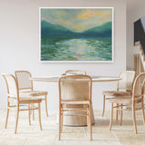 Lily Pad Lagoon I Canvas Print