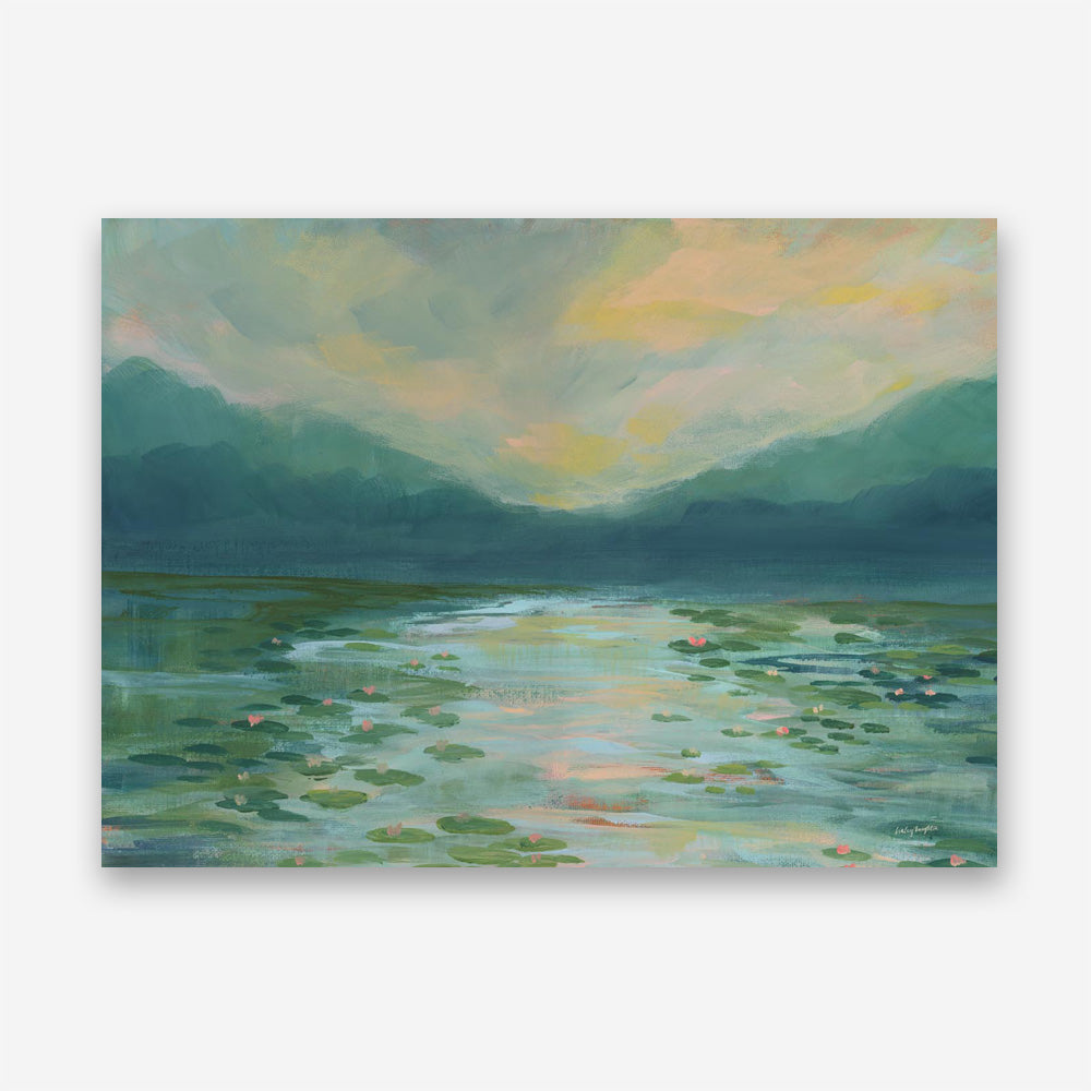 Lily Pad Lagoon I Canvas Print