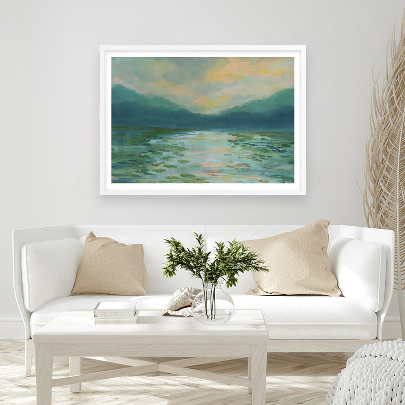 Lily Pad Lagoon I Art Print