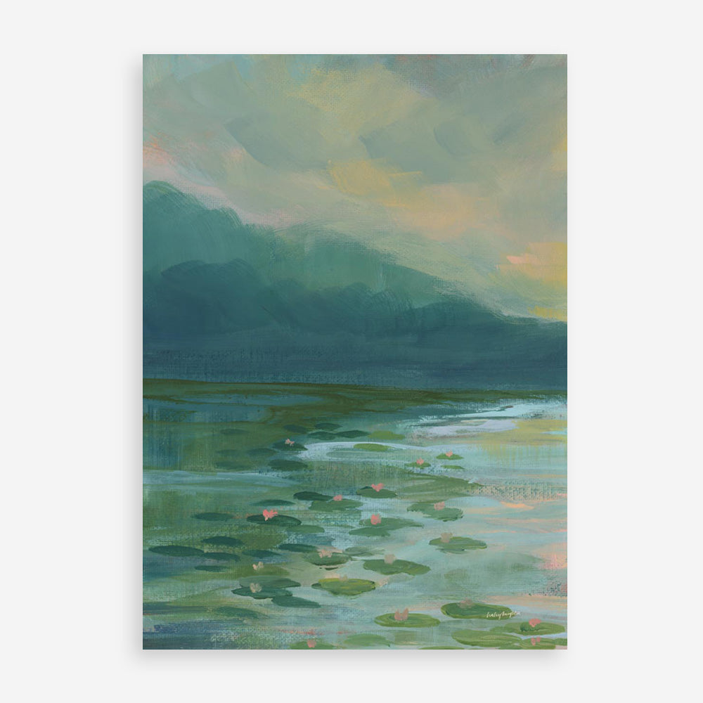 Lily Pad Lagoon II Art Print