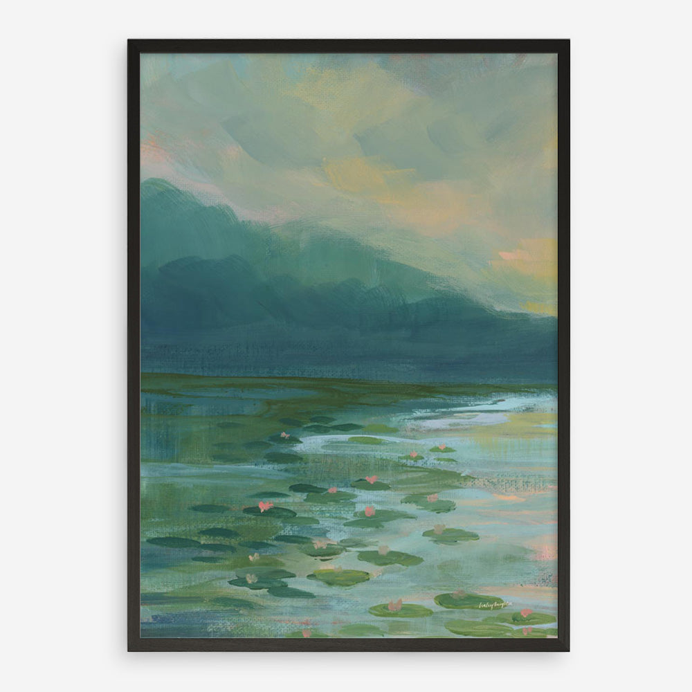 Lily Pad Lagoon II Art Print