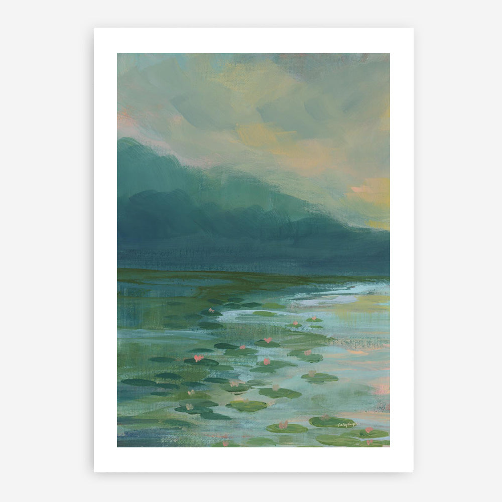 Lily Pad Lagoon II Art Print