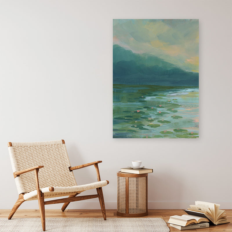 Lily Pad Lagoon II Canvas Print