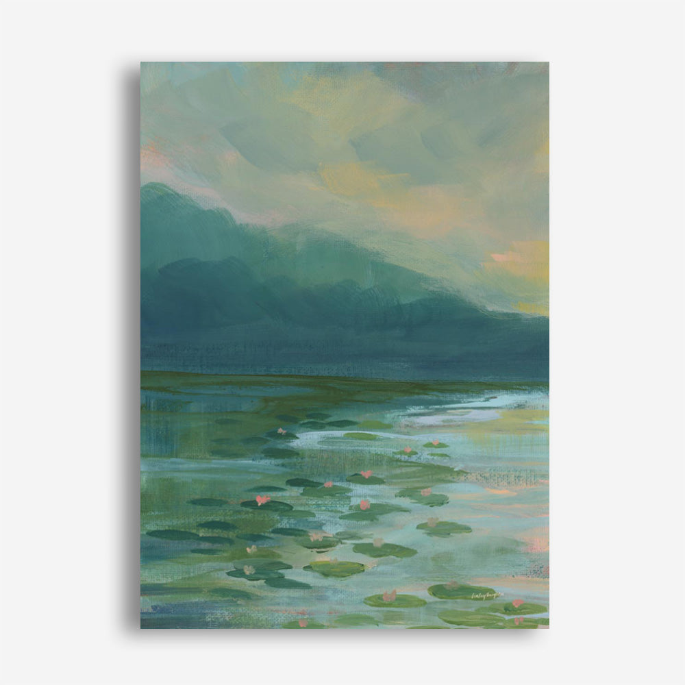 Lily Pad Lagoon II Canvas Print