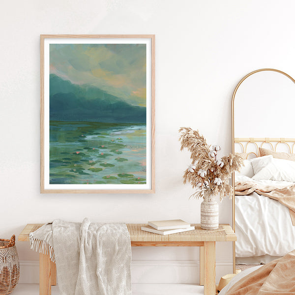 Lily Pad Lagoon II Art Print