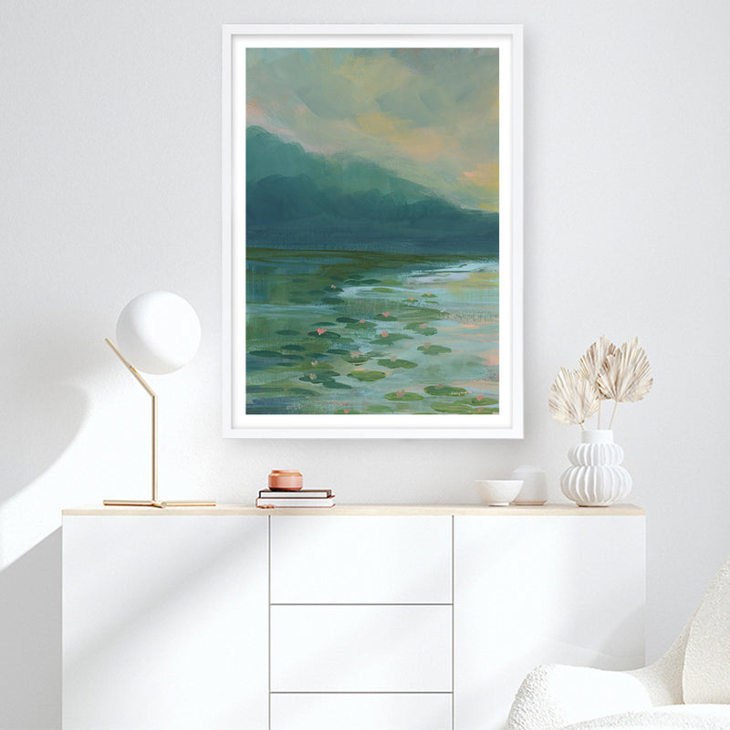 Lily Pad Lagoon II Art Print