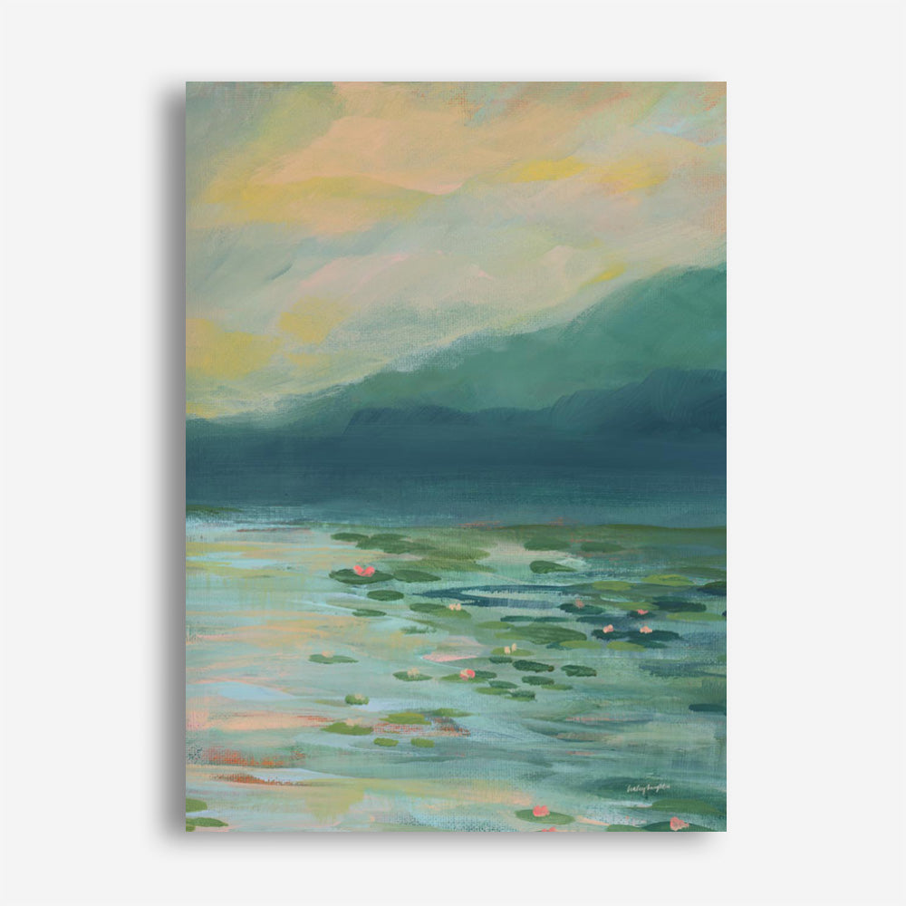 Lily Pad Lagoon III Canvas Print