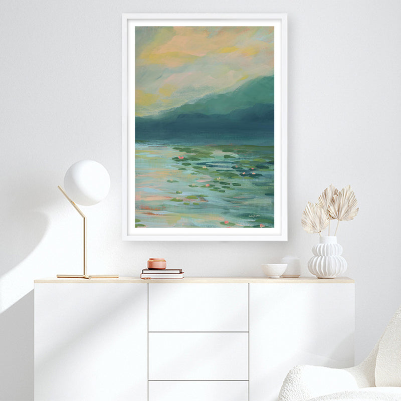 Lily Pad Lagoon III Art Print