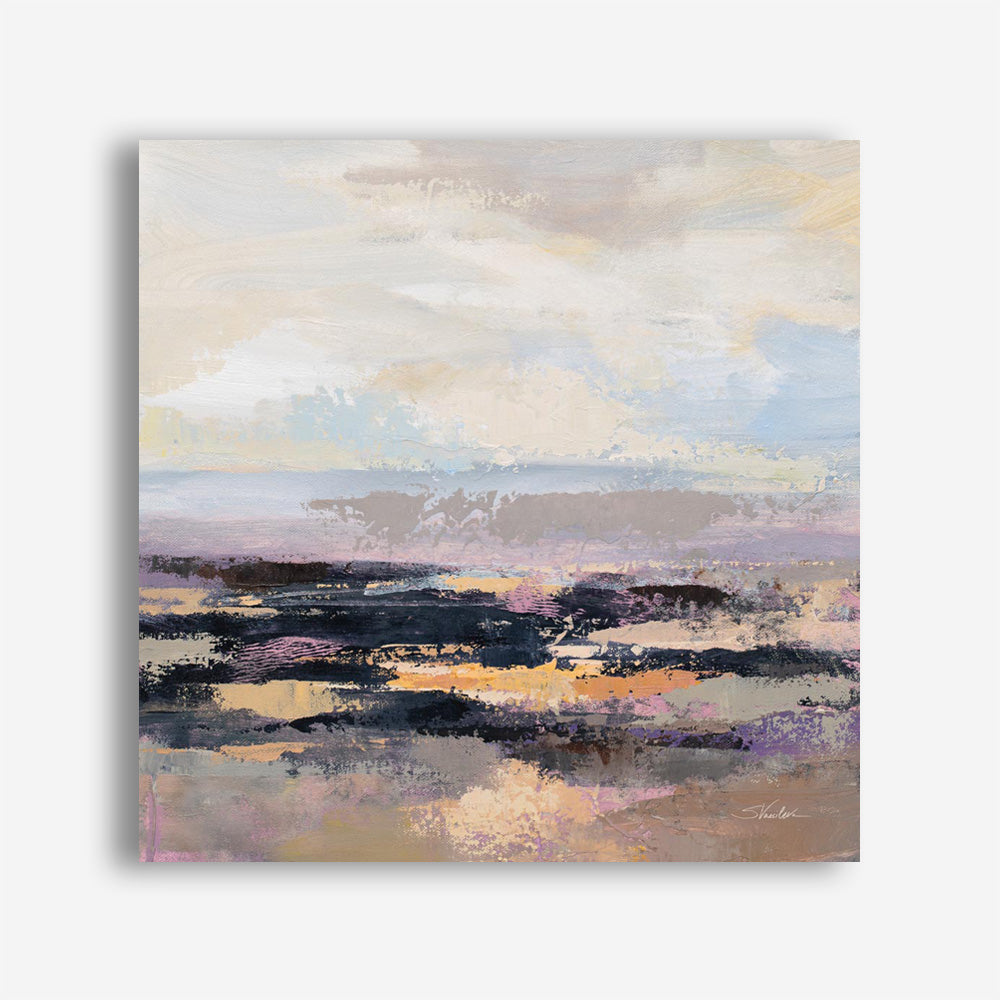Road at Dusk I  (Square) Canvas Print