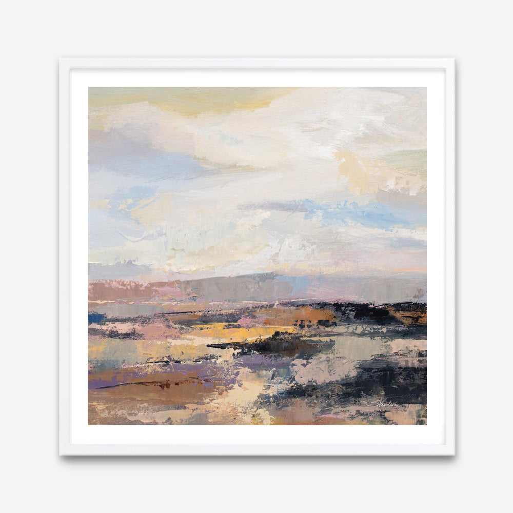 Road at Dusk II  (Square) Art Print