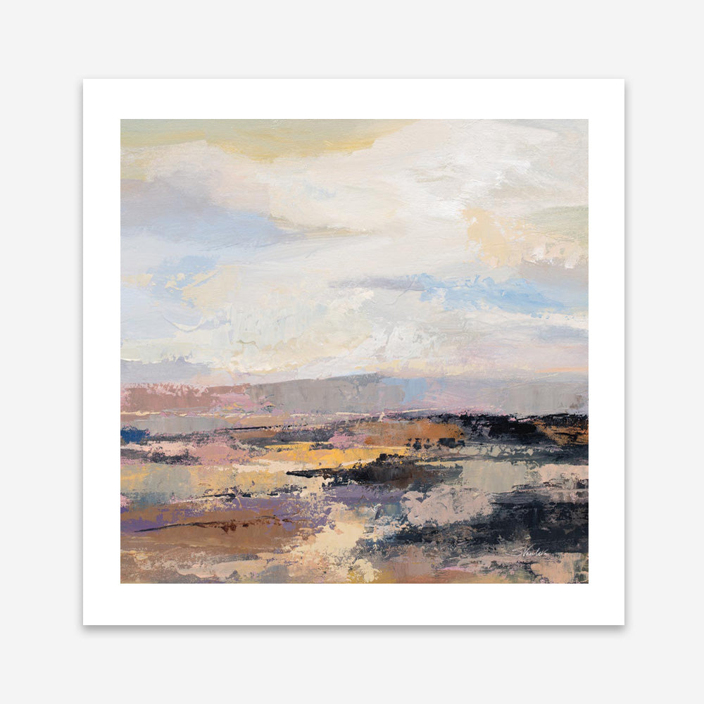 Road at Dusk II  (Square) Art Print