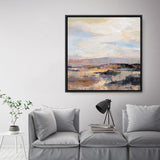 Road at Dusk II  (Square) Canvas Print