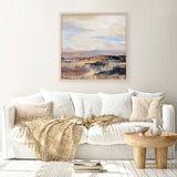 Road at Dusk II  (Square) Art Print