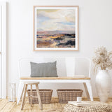 Road at Dusk II  (Square) Art Print