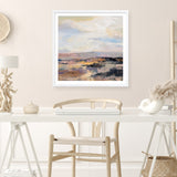 Road at Dusk II  (Square) Art Print