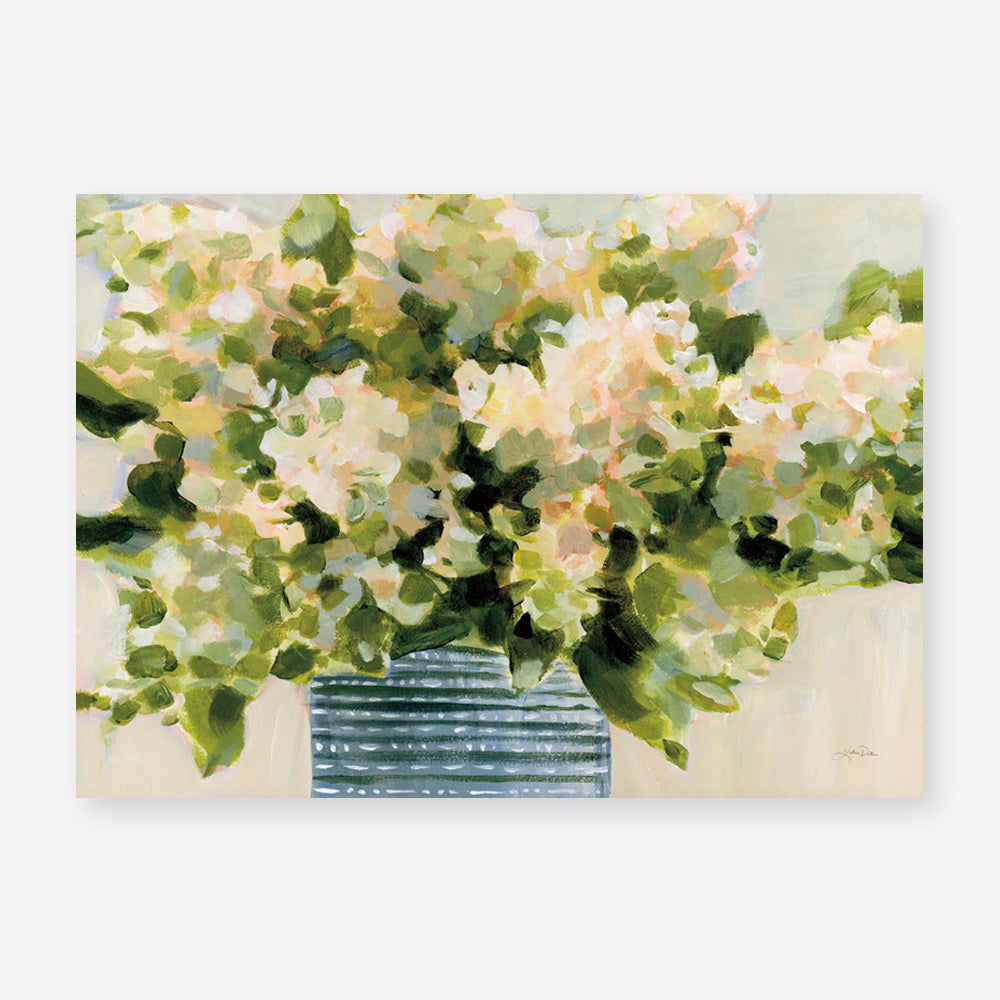 Hydrangeas in Vase Art Print