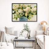Hydrangeas in Vase Art Print