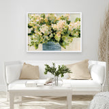 Hydrangeas in Vase Art Print