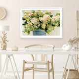 Hydrangeas in Vase Art Print