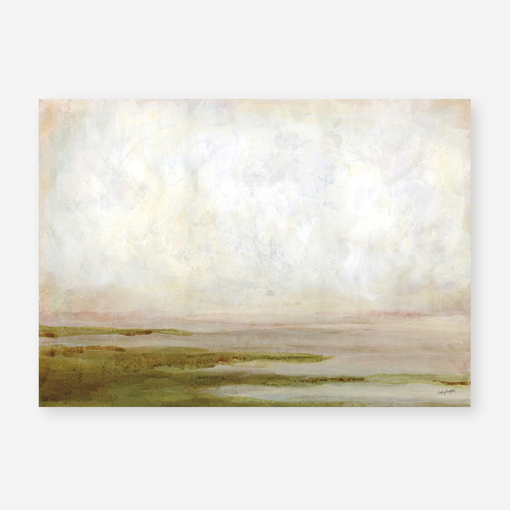 Hazy Lake Art Print