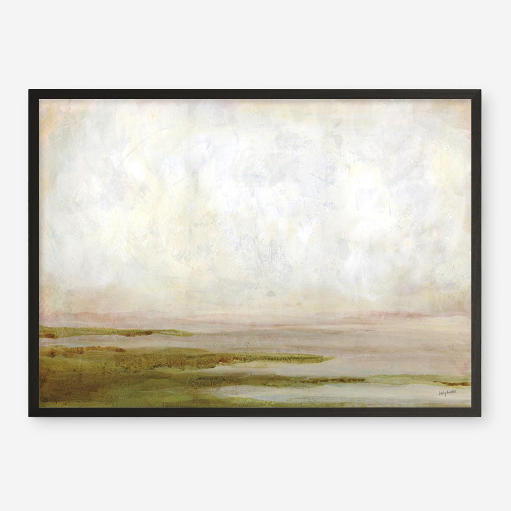 Hazy Lake Art Print