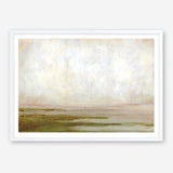 Hazy Lake Art Print