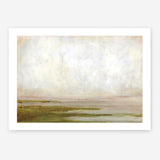 Hazy Lake Art Print