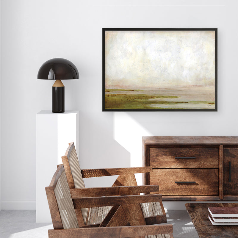 Hazy Lake Art Print