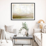 Hazy Lake Art Print