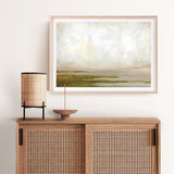 Hazy Lake Art Print