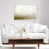 Hazy Lake Art Print