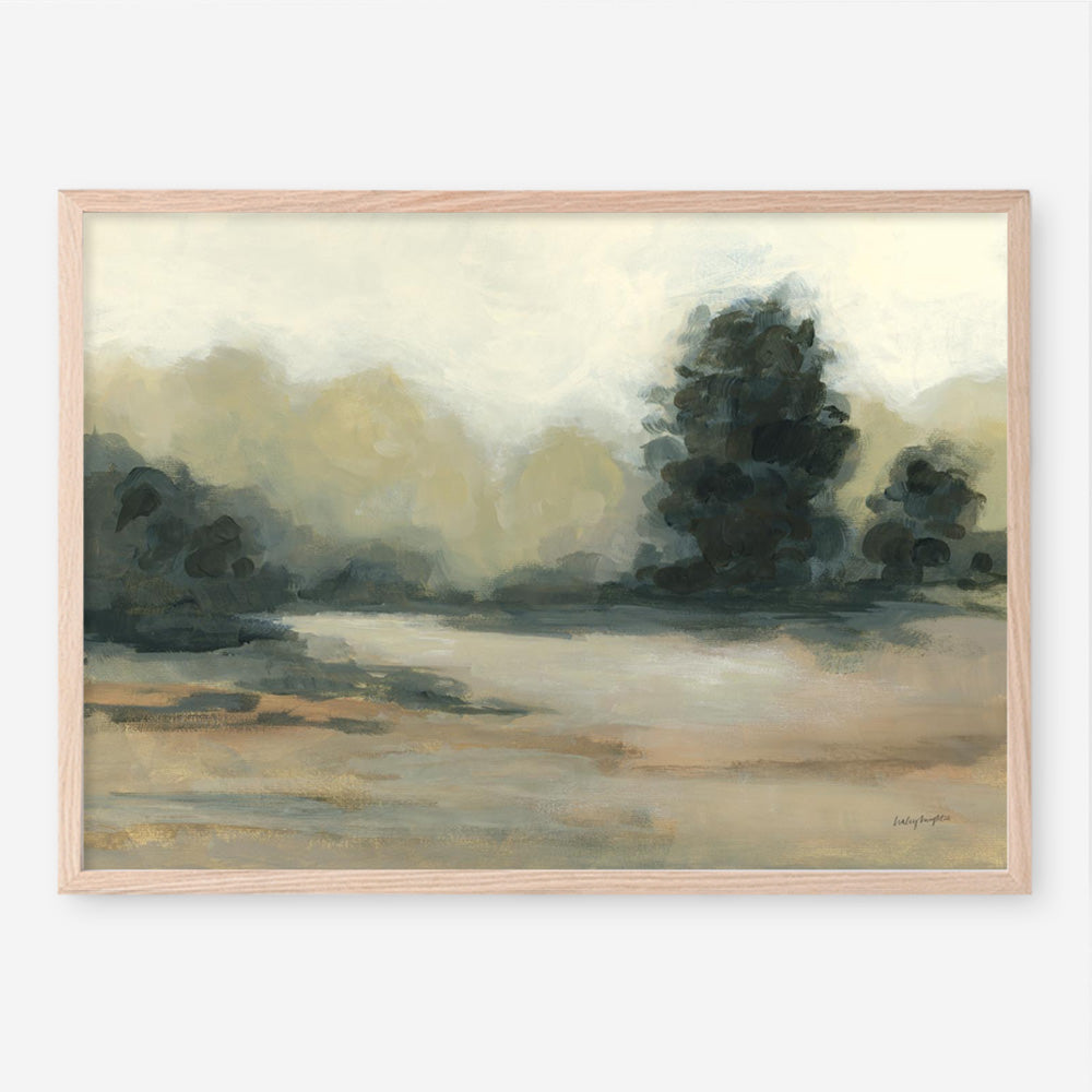 Ecru Fields Art Print