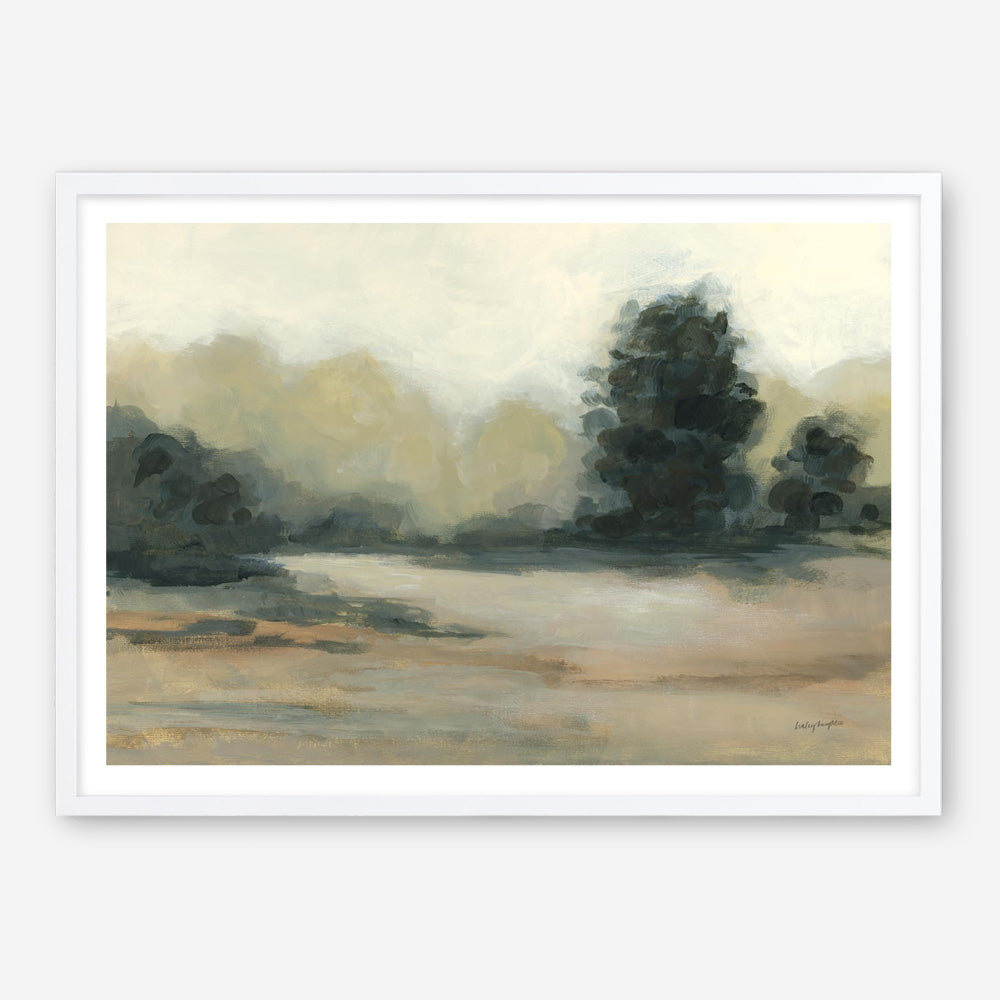 Ecru Fields Art Print