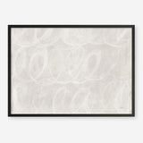 Calming Thoughts II Neutral Crop Art Print