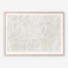 Calming Thoughts II Neutral Crop Art Print