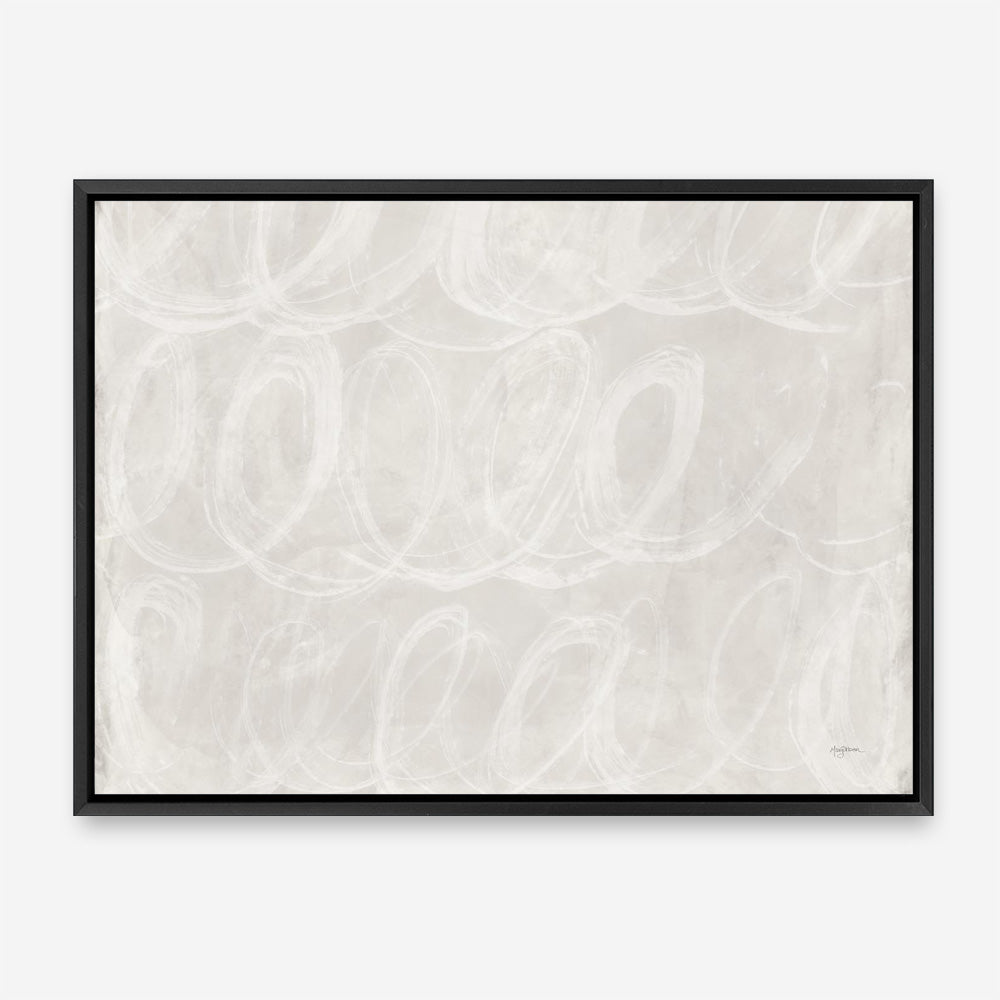 Calming Thoughts II Neutral Crop Canvas Print