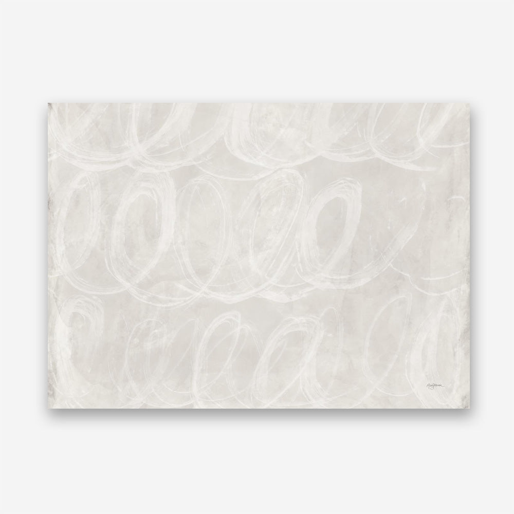 Calming Thoughts II Neutral Crop Canvas Print