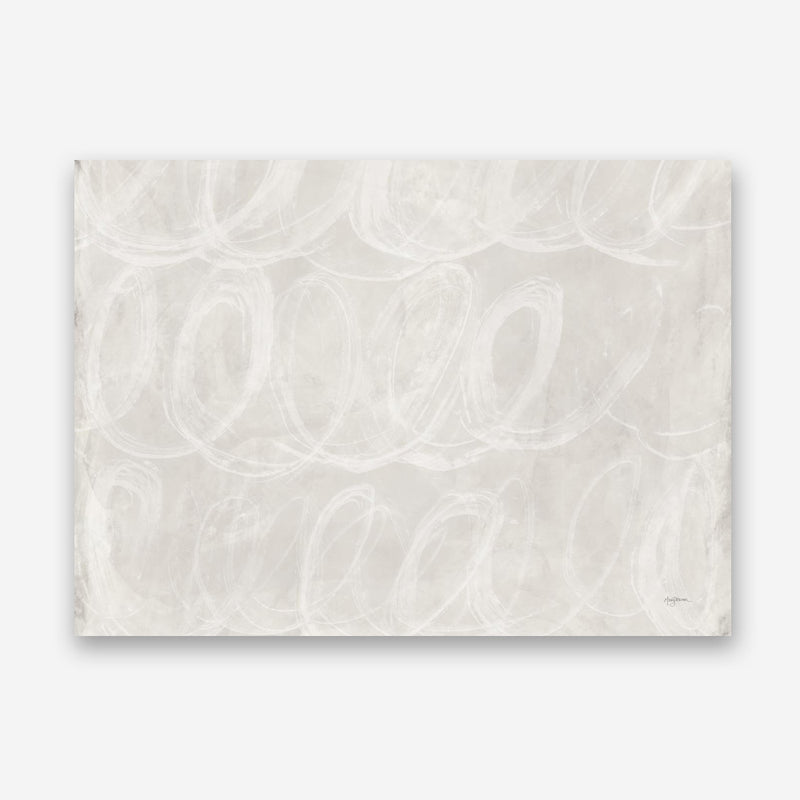 Calming Thoughts II Neutral Crop Canvas Print
