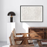 Calming Thoughts II Neutral Crop Art Print