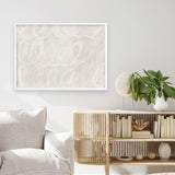 Calming Thoughts II Neutral Crop Art Print
