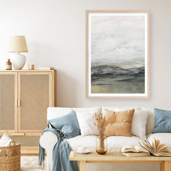 Moody Hills Art Print