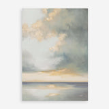 Shimmering Sea Gray Art Print
