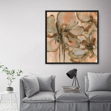 Petal Play I (Square) Canvas Print