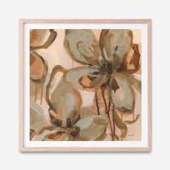 Petal Play II (Square) Art Print