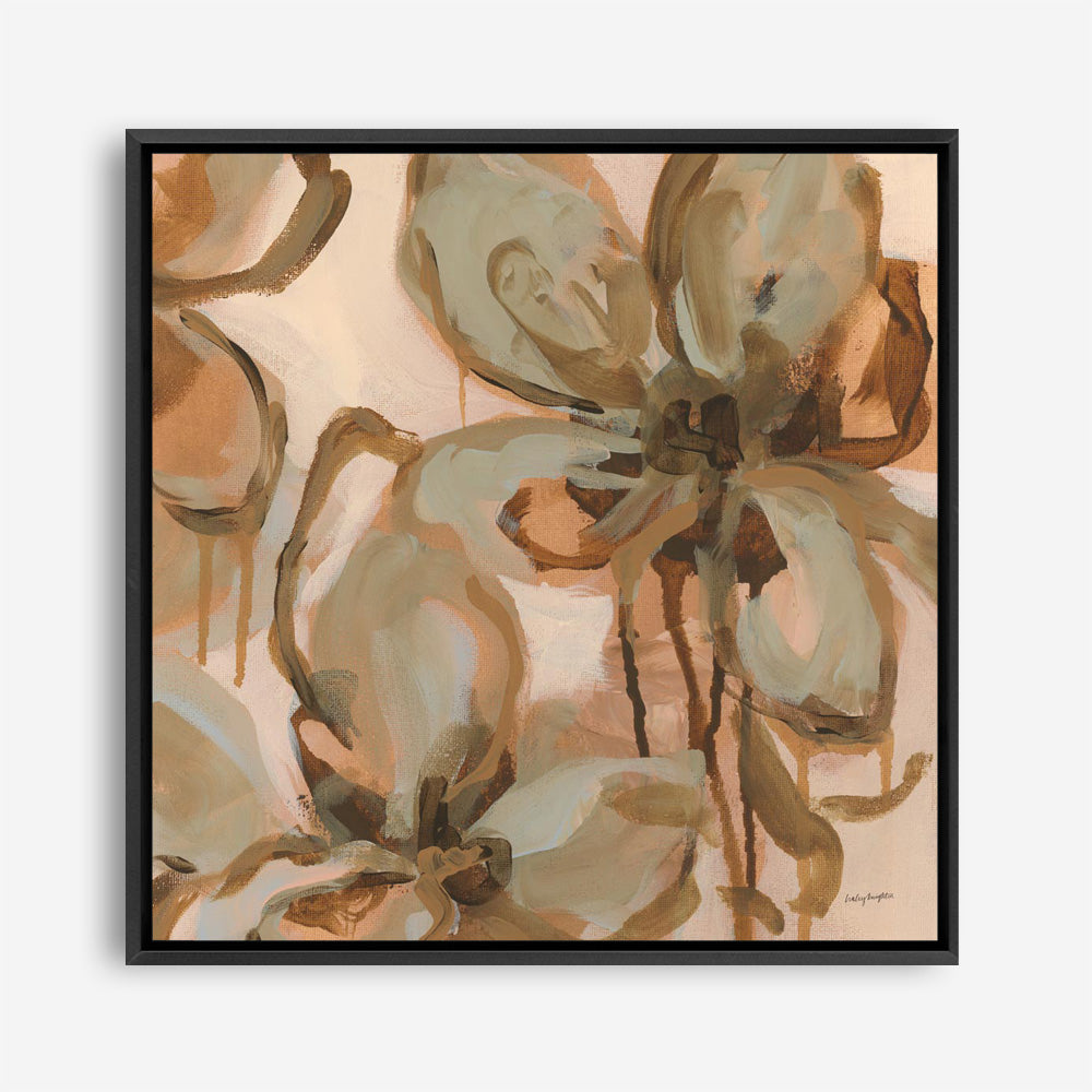 Petal Play II (Square) Canvas Print